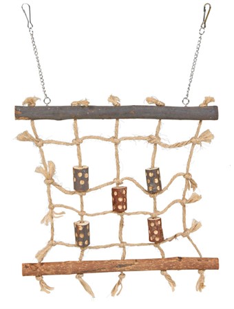 NL Fågelleksak klätternät, 27×24 cm