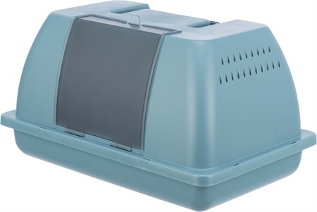 Transportbox, fågel/smådjur, 31.5 × 17 × 20.5 cm, blå
