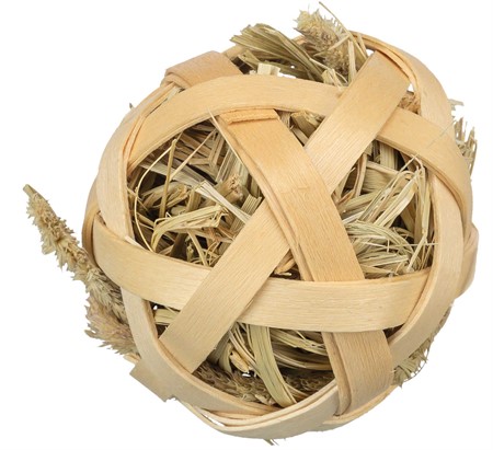 Höboll lindad med bambu, ø 5 cm