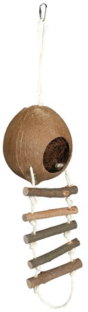 Kokosnöthus, ø 13 × 56 cm