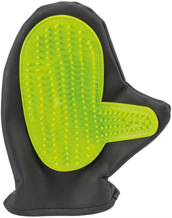 Pälsvårdshandske smådjur 11x21 cm, grön