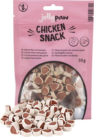 JP, Chicken Snack, med pollock, 50 g