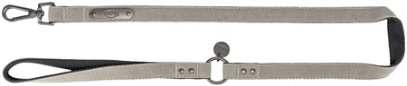 (BV)Citystyle koppel, S-M: 1.20 m/13 mm, ljusgrå