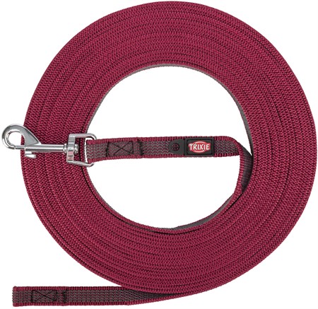Spårlina, gummerad, S-M: 5 m/15 mm, sangria