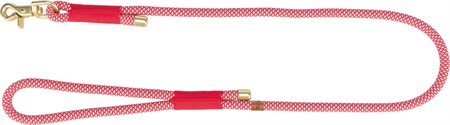 (BV)Soft rep koppel, XS-S: 1.20 m/ø 6 mm, röd/creme