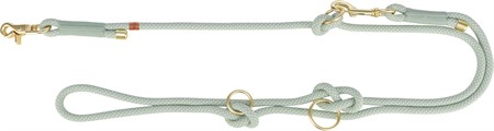 (BV)Soft rep multikoppel, XS-S: 2.00 m/ø 6 mm, sage/mint