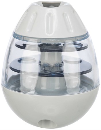 Roly poly Snacksägg, plast,13 cm, grå/lime