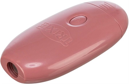 LED-pekare, Catch the Light, USB, mus, 8,5 cm, plast, vit