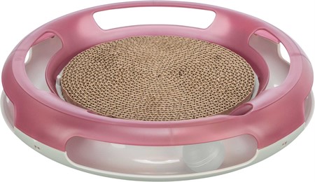 Kattleksak Race & Scratch, plast/wellpapp,ø 37 cm