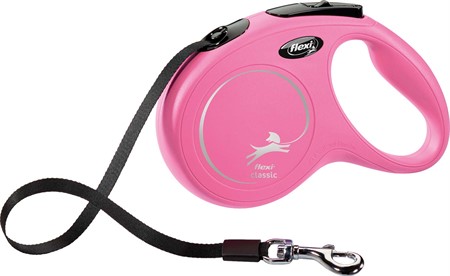 flexi New CLASSIC, M:5 m band, rosa