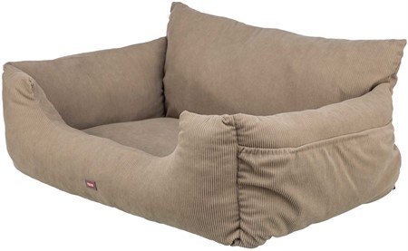 Bilsäte, dubbel, 80 × 60 × 35 cm, taupe