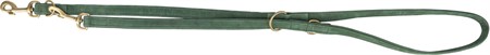 (BV)Pure multikoppel, läder, M-L: 2 m/20 mm, sage