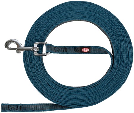 Spårlina, gummerad, L-XL: 5 m/17 mm, petrol