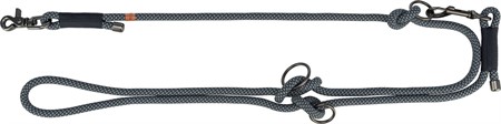(BV)Soft rep multikoppel, S-XL: 2.00 m/ø 10 mm, svart/grå