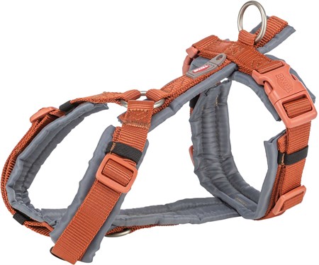 (BV)Premium spårsele, XS-S: 32-38 cm/13 mm, rost/grafit