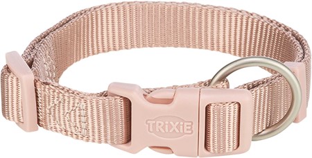 (BV)Premium halsband, XS-S: 22-35 cm/10 mm, blush