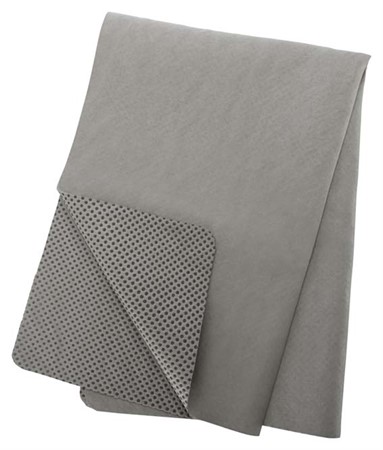 Handduk, högabsorberande PVA, 66 × 43 cm, grå