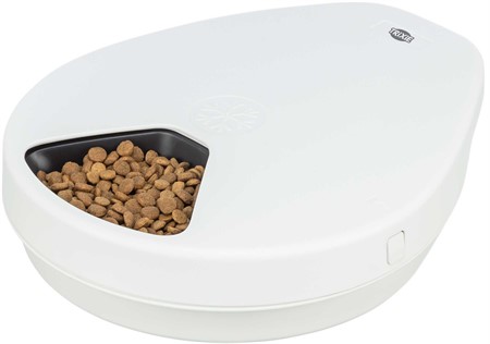 Foderautomat TX4+1, med kylning, 5 × 0,29 l/35,5 × 10 × 30,8 cm, vit/s