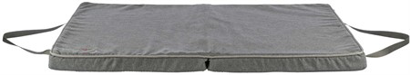 Samoa Vital madrass, vikbar, vattenresistent, 100 × 70 cm, mörkgrå