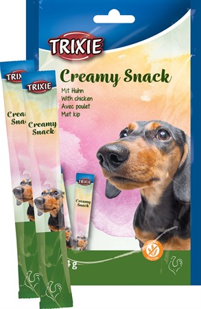 Creamy Snacks Hund Kyckling, 5 × 14 g