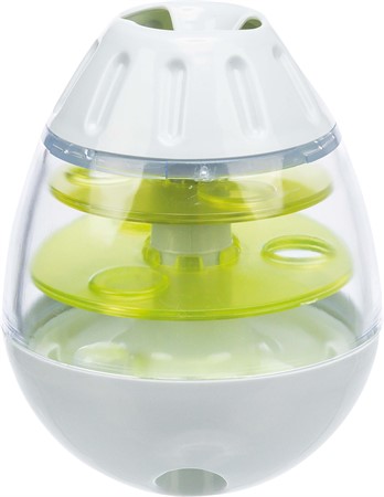 Roly poly Snacksägg, plast,13 cm, grå/lime