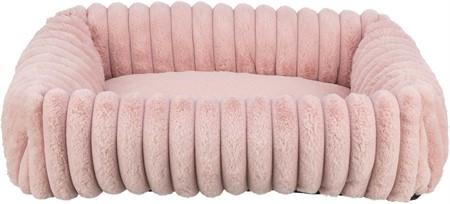 Lonni bädd, plysch, rektangulär, 65 × 50 cm, rosa