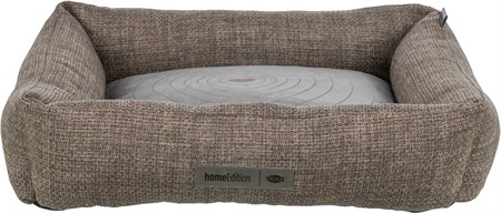 (BV)Viviana bädd, rektangulär, 60 × 50 cm, brun/antracit