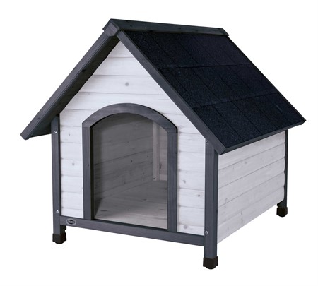 (BV)Natura hundkoja sadeltak, M-L: 83 × 87 × 101 cm, grå