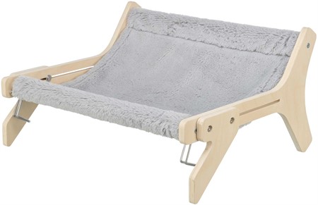 Hammock, trä obehandlad, 47 x 24 x 38 cm, grå