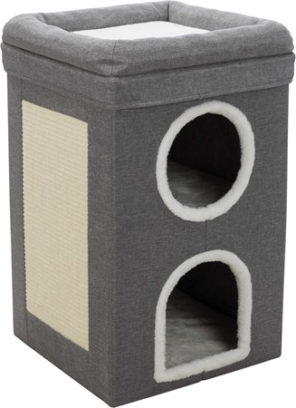 Klösmöbel Cat-Tower Saul, 39 × h64 × 39 cm, grå