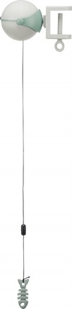 Kattleksak Catch-It, plast, 10 × 14 cm, vit