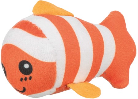 JP, Fisk, plysch, catnip, 8 cm