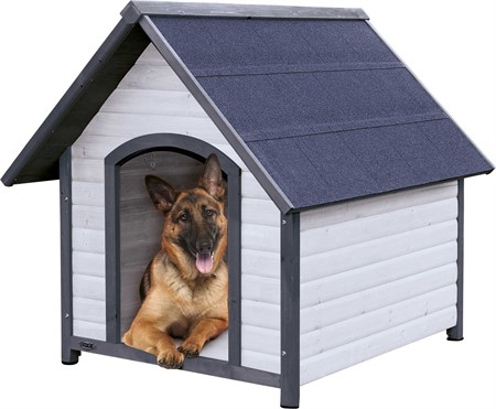 (BV)Natura hundkoja sadeltak, L: 96 × 105 × 112 cm, grå