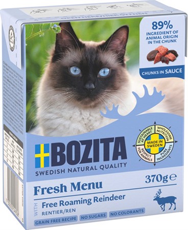 Bozita Katt Tetra Bitar i sås med Ren 370 g