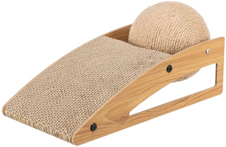 Klösmöbel ramp med boll, 40 × 17 × 20 cm