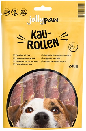 JP, Tuggrulle, vita, anka, 12 cm, 30 st./240 g