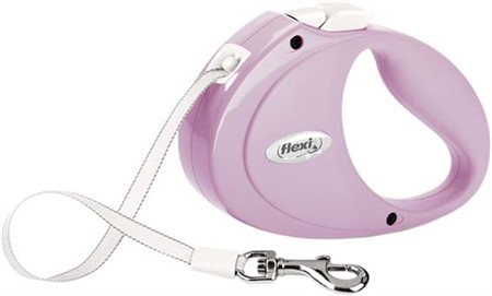 flexi PUPPY Rullkoppel med Band, XS: 2 m, rosa