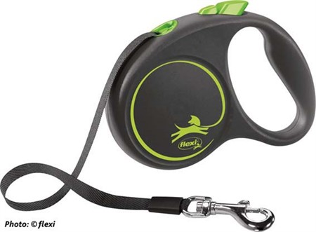 flexi BLACK DESIGN, band, S: 5 m, grön