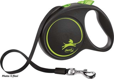 flexi BLACK DESIGN, band, M: 5 m, grön