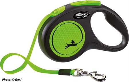 flexi New NEON, band, S: 5 m, neongrön