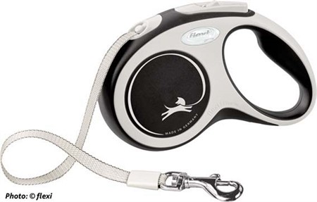 flexi New Comfort, band, S: 5 m, svart