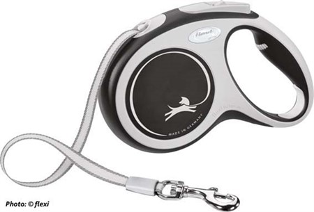 flexi New Comfort, band, M: 5 m, svart