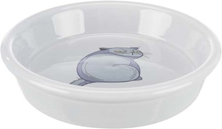 Skål Fat-Cat, keramik, 0.25 l/ø 13 cm, grå