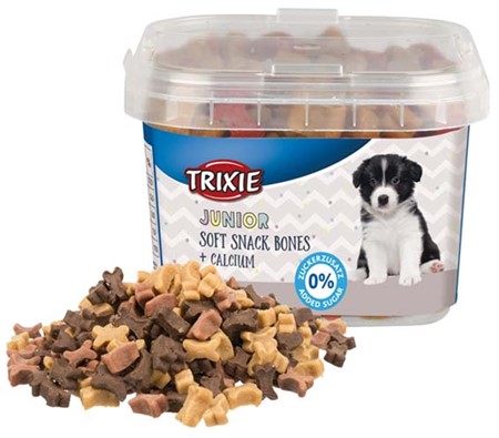 Junior Soft Snack Bones med kalcium, 140 g plasthink