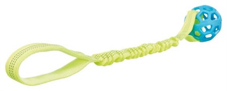 Bungee Tugger med boll, ø 9/48 cm, petrol/lime