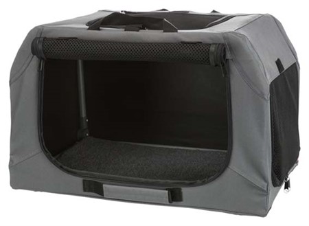 Nylonbur, Easy Soft, XS-S: 50 × h33 × 36 cm, grå