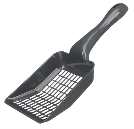 Kattspade för klumpbildande kattsand, XL, bl. färger
