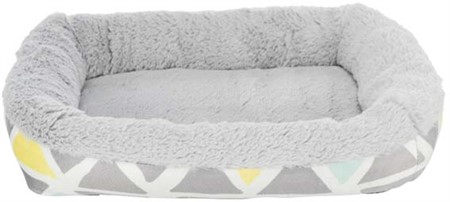 Sunny bädd för marsvin, plysch, 30 × 6 × 22 cm, multifärg/grå