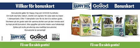 HappyDog GOOOD Bonuskort 2024
