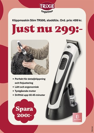 Skylt-A5-manadskampanj-23883-klippmaskin-Slim-maj-2026